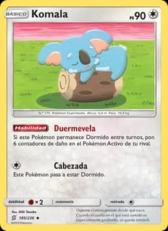 Komala card in Spanish
