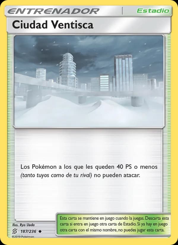 Ciudad Ventisca card in Spanish