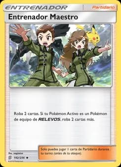 Entrenador Maestro card in Spanish