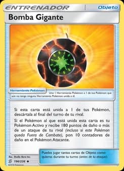 Bomba Gigante card in Spanish
