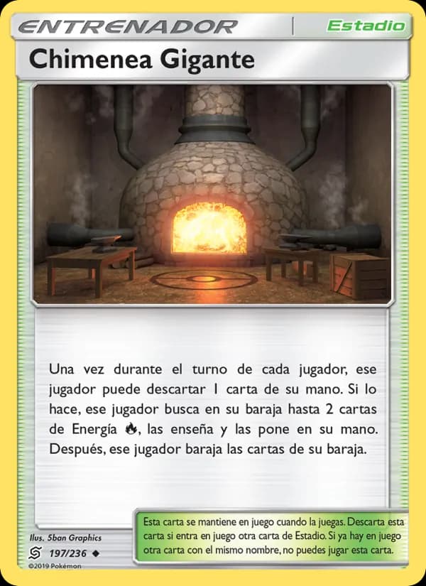 Chimenea Gigante card in Spanish