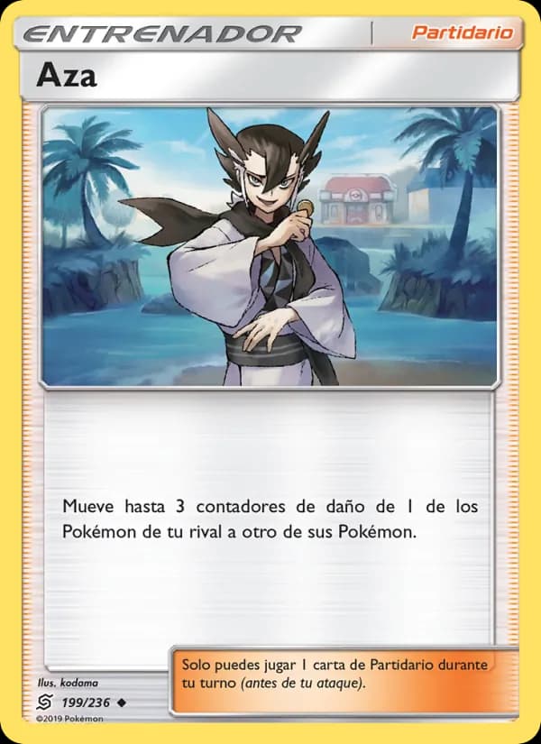 Aza card in Spanish