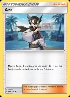 Aza card in Spanish