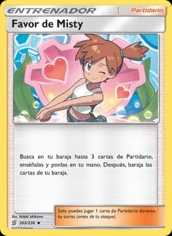 Favor de Misty card in Spanish