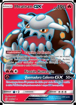 Heatran GX card in Spanish