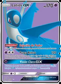 Latios GX card in Spanish
