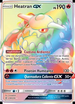 Heatran GX card in Spanish