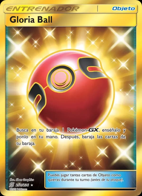 Gloria Ball card in Spanish