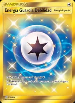 Energía Guardia Debilidad card in Spanish