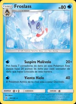 Froslass card in Spanish