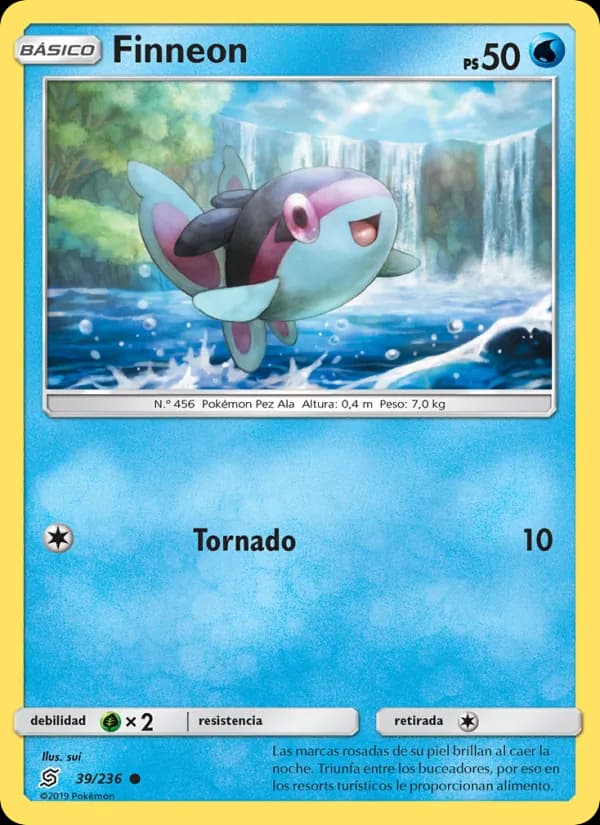 Finneon card in Spanish