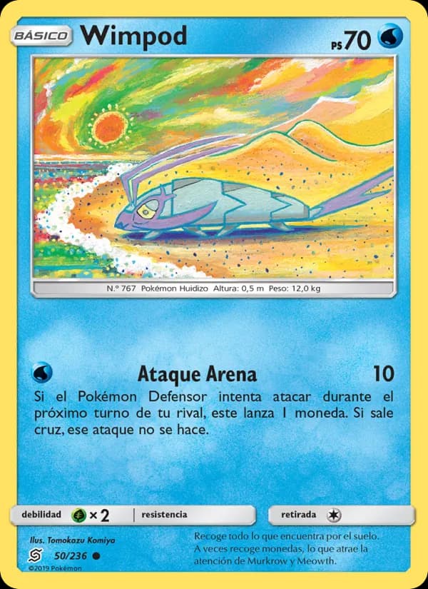 Wimpod card in Spanish