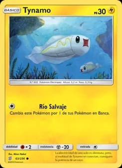 Tynamo card in Spanish