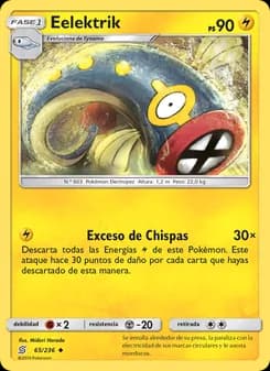 Eelektrik card in Spanish