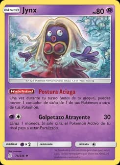 Jynx card in Spanish