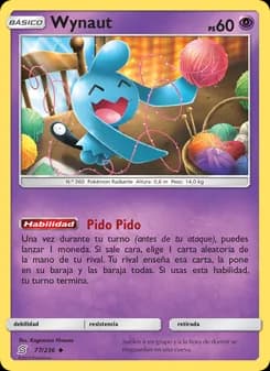 Wynaut card in Spanish
