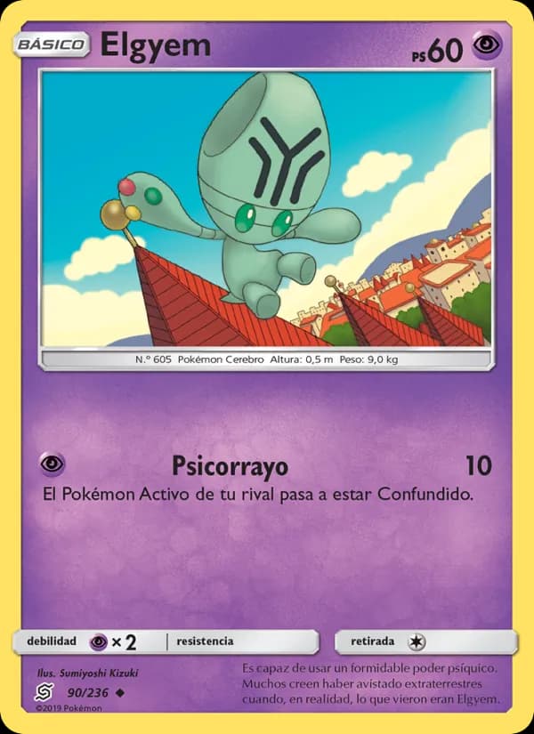 Elgyem card in Spanish