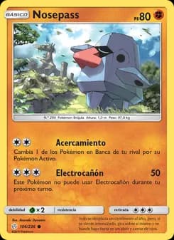 Nosepass card in Spanish