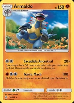 Armaldo card in Spanish