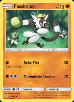 Passimian card in Spanish