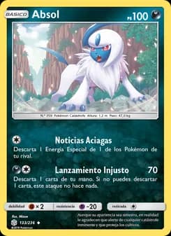 Absol card in Spanish