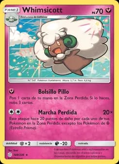 Whimsicott card in Spanish
