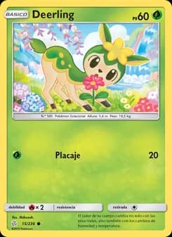 Deerling card in Spanish