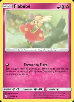 Flabébé card in Spanish