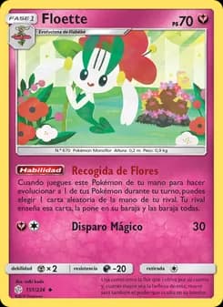 Floette card in Spanish