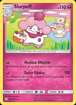 Slurpuff card in Spanish