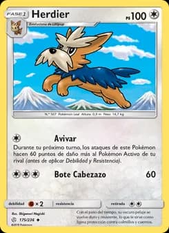Herdier card in Spanish