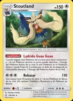 Stoutland card in Spanish