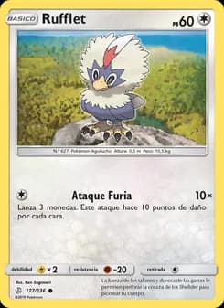 Rufflet card in Spanish