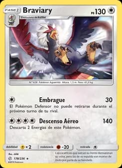 Braviary card in Spanish