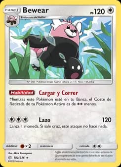 Bewear card in Spanish