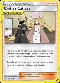 Cintia y Catleya card in Spanish