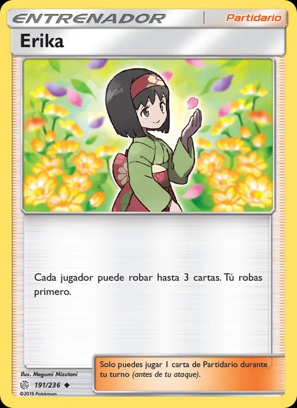 Erika card in Spanish