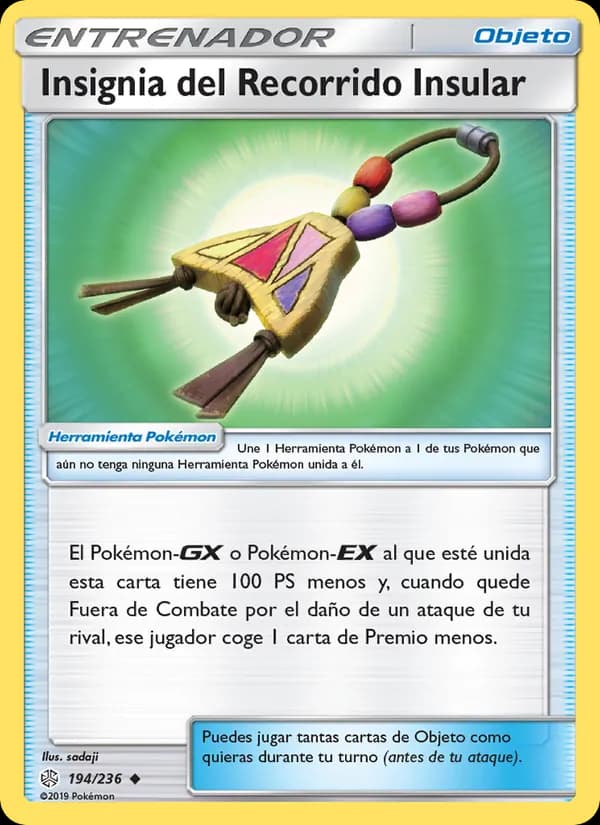 Insignia del Recorrido Insular card in Spanish
