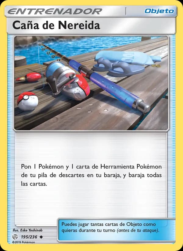 Caña de Nereida card in Spanish