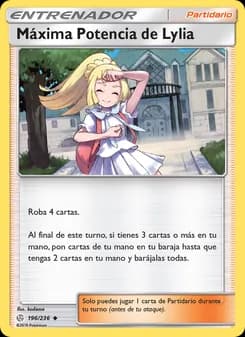 Máxima Potencia de Lylia card in Spanish