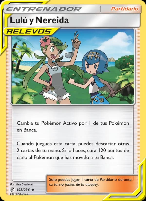 Lulú y Nereida card in Spanish