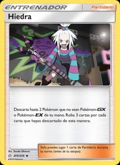 Hiedra card in Spanish
