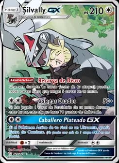 Silvally GX card in Spanish