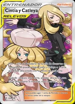 Cintia y Catleya card in Spanish
