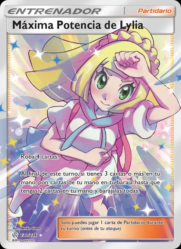 Máxima Potencia de Lylia card in Spanish