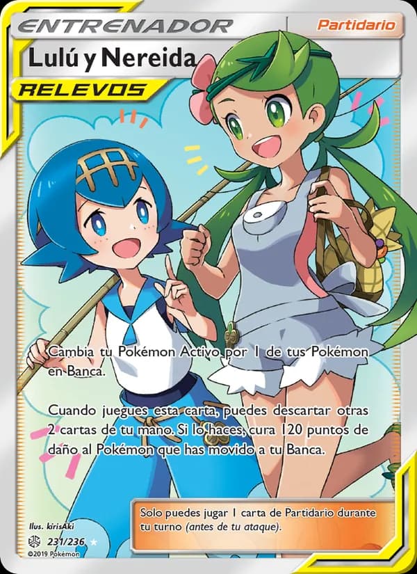 Lulú y Nereida card in Spanish