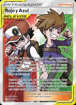 Rojo y Azul card in Spanish
