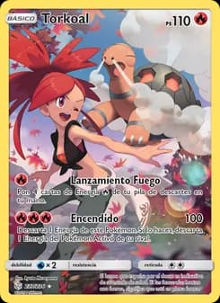 Torkoal card in Spanish