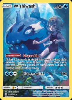Wishiwashi card in Spanish