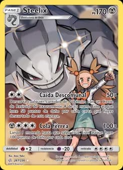 Steelix card in Spanish
